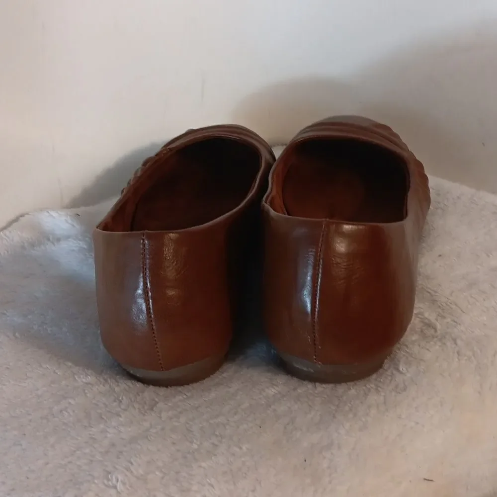 East 5th Brown Vegan Women's Flats